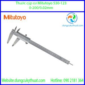 Thước cặp cơ khí  Mitutoyo 530-123/ 0-200mm x 0.02mm
