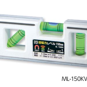 Thước thủy Mini màu trắng có từ Niigata Seiki ML-100KW
